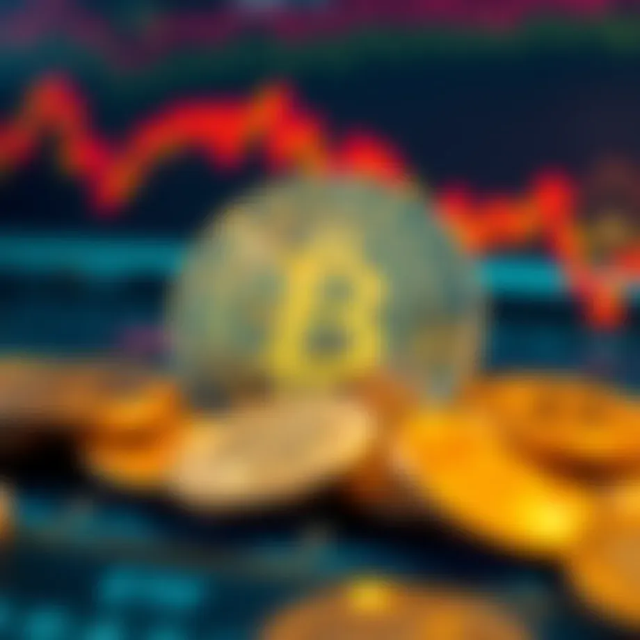 Conceptual depiction of cryptocurrency ETF