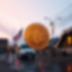Conceptual representation of flipping in cryptocurrency
