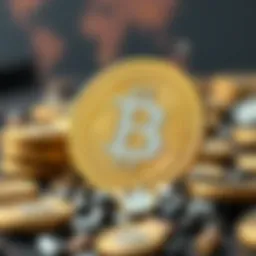 Conceptual representation of Pi coin in the digital currency landscape